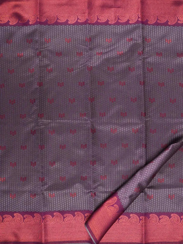 Blue Art Silk Saree with Geometric Designs on the Body with Contrast Zari Border - Diadem