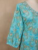 Blue Paisley Designed Cotton Salwar Suit - Diadem