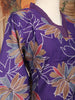 Purple Floral Printed Cotton Salwar Suit with Dupatta