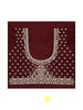 Maroon Velvet Bridal Lehenga for Women with Floral Embroidery - Diadem