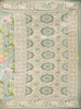 Aqua Blue Banarasi Saree with Floral Design on the Body with Designed Border - Diadem