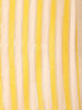 Yellow Semi Banarasi Saree with Stripes Design on the Body with Design Border - Diadem
