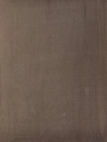 Navy Blue Chanderi Silk Saree with Floral Design & Designed Border - Diadem