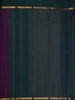 Violet Pure Kanchipuram Bridal Silk Saree With Stripes Design - Diadem