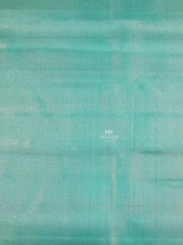 Red Orange Pure Kanchipuram Bridal Silk Saree with Zari Brocade on the body and Contrast Zari Border - Diadem