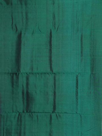 Dark Red Pure Kanchipuram Bridal Silk Saree with Zari Butta on the body and Contrast Zari Border - Diadem