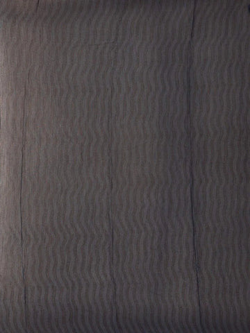 Navy Blue Chanderi Silk Saree with Paisley and Flower Design on the Body with Designed Border - Diadem