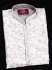 Grey Kurta Set Adorned with Design Prints, with Dupatta - Diadem