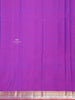 Violet Pure Kanchipuram Bridal Saree with Small Butta Motif on the Body and Zari Border - Diadem