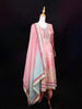 Pink Straight Cut Salwar Suit Adorned with Sequins and Mirror Design paired with Dupatta - Diadem