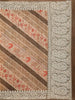 Brown Semi Tussar Silk Saree with Rural Motif on the Body with Designed Border - Diadem