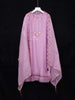 Purple Straight Cut Salwar Suit Adorned with Sequins and Floral Design with Dupatta - Diadem