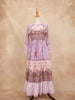 Light Purple Kurti Top Adorned with Floral and 3D Floral Design without Dupatta - Diadem