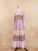 Light Purple Kurti Top Adorned with Floral and 3D Floral Design without Dupatta - Diadem