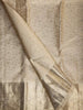 White Pure Kanchipuram Bridal Silk Saree with Vines Motif on the Body with Matching Border - Diadem