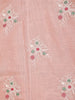 Onion Pink Tissue Banarasi Saree with Chikankari work on the Body and Floral Lace Border - Diadem