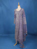 Lavender Floral Embroidery Straight Cut Salwar Suit Online - Diadem