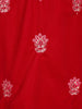 Red Floral Designed Velvet Co Ord Salwar Suit - Diadem