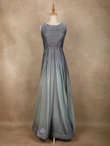 Grey Ombre Glitter Bridesmaid Gown - Diadem