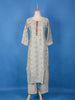 Off White Cotton Floral Printed Salwar Suit for Women - Diadem