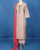 white Floral Print Design Salwar Suit - Diadem