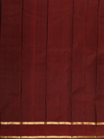 Blue Stripes Woven Pure Kanchipuram Silk Saree - Diadem