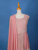 Baby Pink Embroidery Palazzo Salwar Suit and Dupatta - Diadem