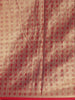 Antique Gold Floral Woven Banarasi Silk Saree - Diadem