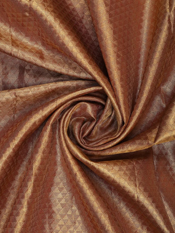 Antique Gold Floral Woven Banarasi Silk Saree - Diadem