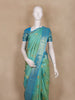 Aqua Blue  Butta Woven Design Kanchipuram Silk Saree