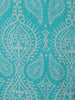 Aqua Blue Paisley Designed Cotton Salwar Suit - Diadem