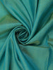 Aqua Green Brocade Woven Design Pure Kanchipuram Silk Saree