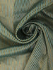 Aqua Blue Stripes Designed Organza Designer Saree - Diadem