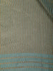 Aqua Blue Stripes Designed Organza Designer Saree - Diadem