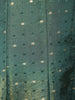 Aqua Green Dot Designed Tissue Silk Gown - Diadem