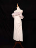 Ivory Frock Adorned with Plain and Ruffled Design - Diadem