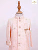 Baby Pink Jodhpuri Pattern Sherwani Embossed in Design - Diadem