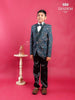 Dark Green Coat Suit with Bow - Diadem
