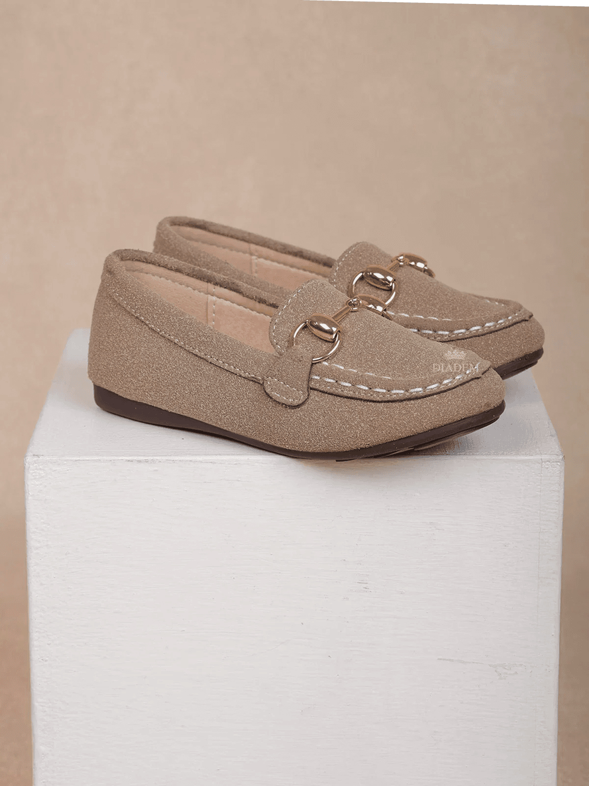 Light Brown Casual Loafers for Boys - Diadem
