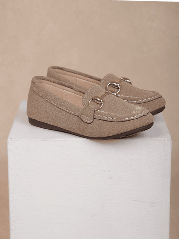 Light Brown Casual Loafers for Boys - Diadem
