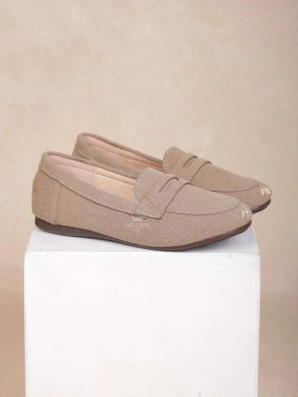 Beige Casual Loafers for Boys - Diadem