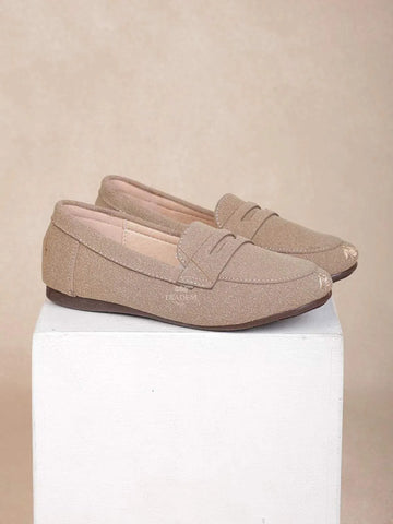Beige Casual Loafers for Boys - Diadem