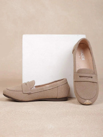 Beige Casual Loafers for Boys - Diadem