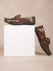Dark Brown Casual Loafers for Boys - Diadem