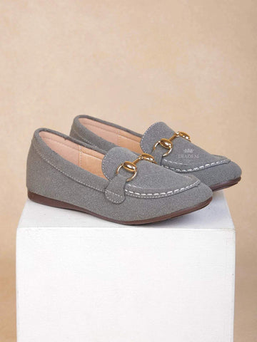 Grey Casual Loafers for Boys - Diadem