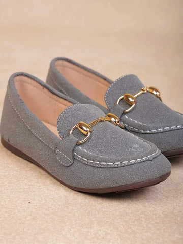 Grey Casual Loafers for Boys - Diadem