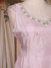 Baby Pink Sequin Embroidered Design Tissue Silk Palazzo Salwar Suit with Dupatta