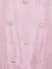 Baby Pink Sequin Embroidered Design Tissue Silk Palazzo Salwar Suit with Dupatta
