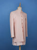 Baby Pink Sequin Embroidered Ikart Sherwani Suit - Diadem