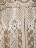 Beige Floral Embroidered Net Lehenga - Diadem